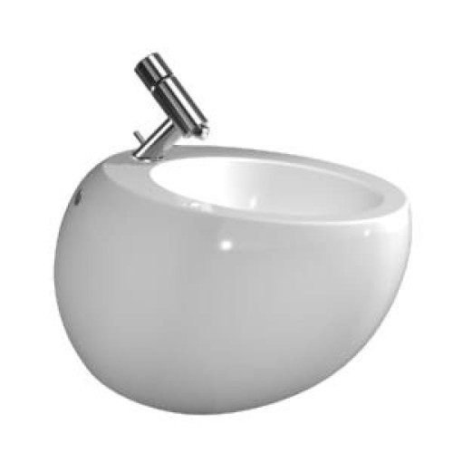 Bidet stojący LAUFEN ALESSI ONE przyścienny 390x585mm, LCC, biały H8329714003041