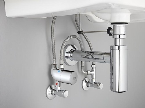 Termostat podumywalkowy GROHE GROHTHERM MICRO, ochrona przed poparzeniem, chrom 34487000