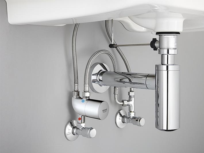 Termostat podumywalkowy GROHE GROHTHERM MICRO, ochrona przed poparzeniem, chrom 34487000