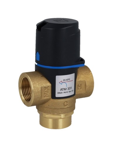 Zawór AFRISO ATM331 3/4GW, 20°-43°C z Mieszaczem i Termostatem 1233110