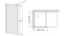 Ścianka wolnostojąca SANPLAST SPACE WALL (P/SPACE WALL) 100x200cm, Szkło W0, Chrom 600320214042401