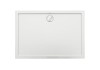 Brodzik prostokątny ROCA AERON 100x80cm, z konglomeratu, biały A276285100
