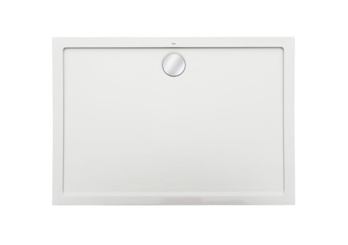 Brodzik prostokątny ROCA AERON 100x80cm, z konglomeratu, biały A276285100