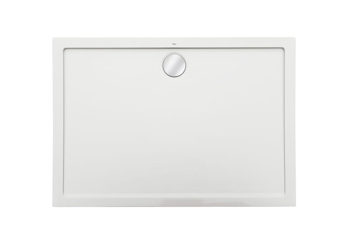 Brodzik prostokątny ROCA AERON 100x80cm, z konglomeratu, biały A276285100