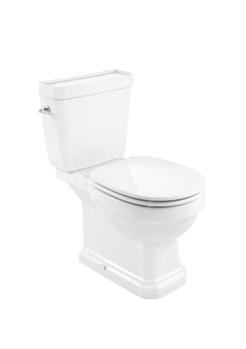 Miska kompaktowa ROCA CARMEN Rimless, uniwersalna, biała A3420A7000