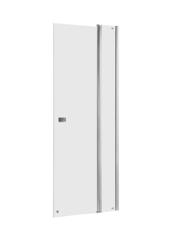 Drzwi prysznicowe ROCA CAPITAL 90cm, z polem stałym, MaxiClean, chrom AM4609012M