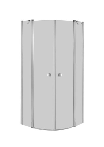 Kabina prysznicowa ROCA CAPITAL 90cm, półokrągła, drzwi otwierane, MaxiClean, chrom AM4309012M