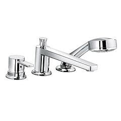Bateria wannowa KLUDI ZENTA 3 otworowa, z długa wylewką, chrom 384470575