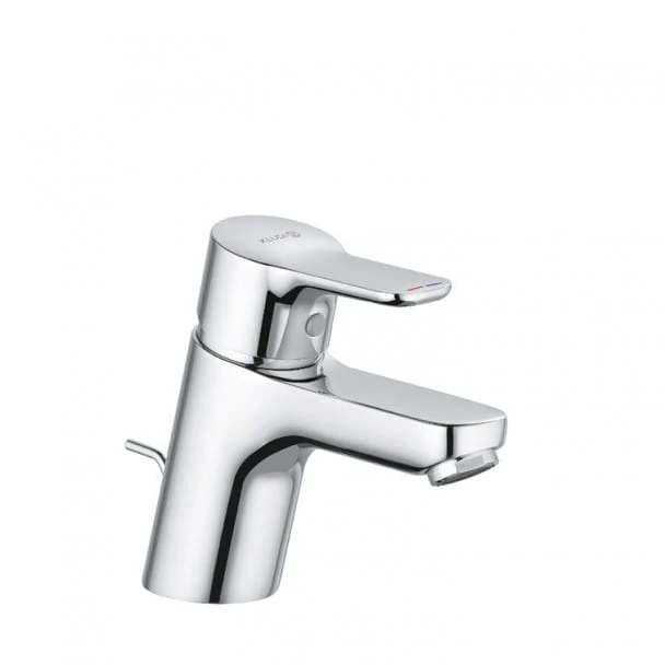 Bateria umywalkowa KLUDI PURE&EASY stojąca, z korkiem, chrom 372850565