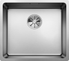 Zlewozmywak stalowy BLANCO ANDANO 450-U 49x44 cm, bez korka aut., stal polerowana 522963