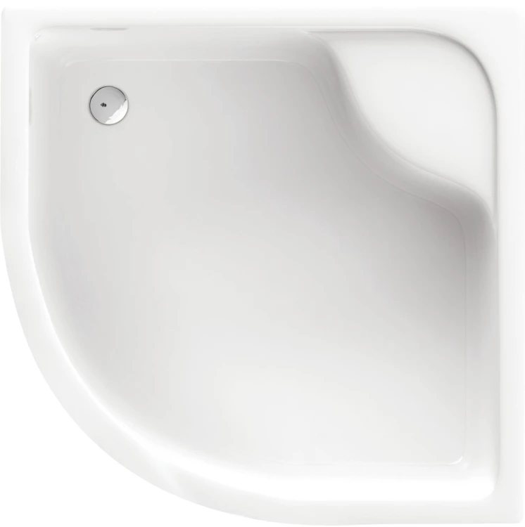 Brodzik półokrągły DEANTE DEEP 80 ze stelażem, fi 50 KTD 042B