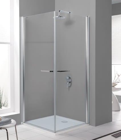 Kabina prysznicowa kwadratowa SANPLAST PRESTIGE III KN2/PRIII 90cm, szkło W0, srebrny błyszczący 600073043038401