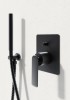 Bateria natryskowa KOHLMAN EXPERIENCE, podtynkowa , czarny mat  QW210EB