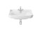 Umywalka ścienna ROCA CARMEN 65x48cm, z otworem, biała A3270A1000