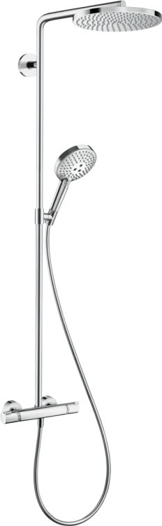 Komplet prysznicowy HANSGROHE RAINDANCE PowderRain Select S 240 1jet P, z termostatem, chrom 27633000