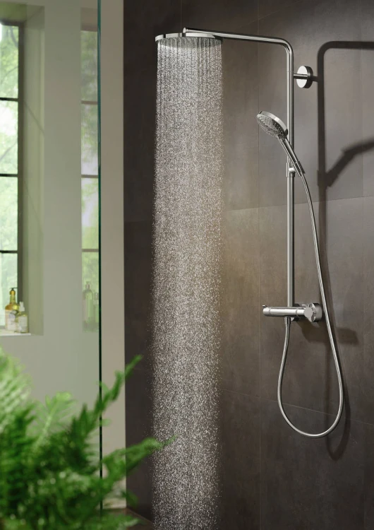Komplet prysznicowy HANSGROHE RAINDANCE PowderRain Select S 240 1jet P, z termostatem, chrom 27633000