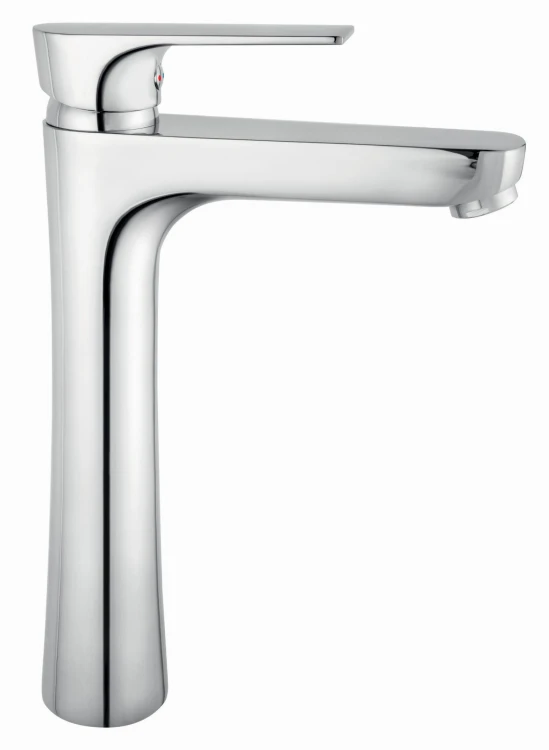 Bateria umywalkowa FERRO ALGEO SQUARE, wysoka, chrom BAQ2L