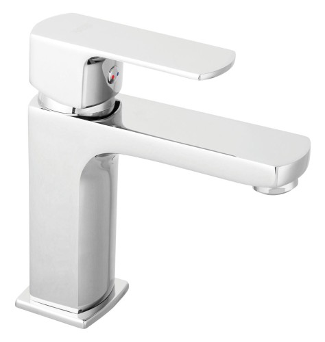 Bateria umywalkowa FERRO ALBA VERDELINE, z korkiem Clik-Clak, chrom BLB2VL
