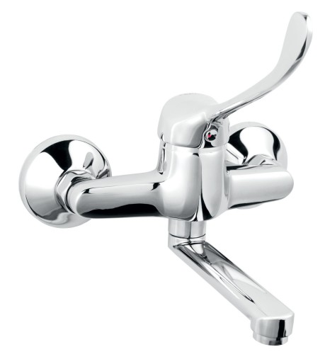 Bateria umywalkowa FERRO VASTO MEDICO, ścienna, chrom (Lekarska) BVAM3