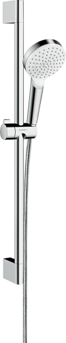 Zestaw natryskowy  HANSGROHE CROMETTA 1jet Unica 65cm, EcoSmart 9L/min, biały/chrom  26535400