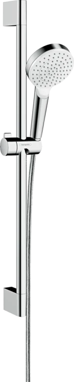 Zestaw natryskowy HANSGROHE CROMETTA 1jet Unica 65cm, EcoSmart 6L/min, biały/chrom  26554400