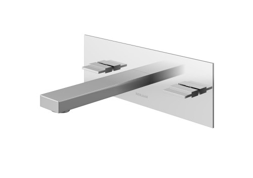 Bateria umywalkowa KOHLMAN EXCELENT podtynkowa 17cm; 1 rozeta/pokrętła, chrom QW195H