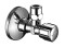Zawór SCHELL COMFORT grzybkowy 1/2 x 3/8 kątowy, zacisk chrom ( bateria ) 049070699