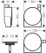 Wyposażenie przelewu wannowego HANSGROHE EXAFILL S chrom 58117000