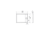 Brodzik prostokatny ROCA GRANADA MEDIO 100x80x7,5cm, biały A27T006000