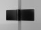 Drzwi prysznicowe SANSWISS ANNEA AN1C BLACK 90cm, lewe, H=200cm, czarny mat AN1CG09000607