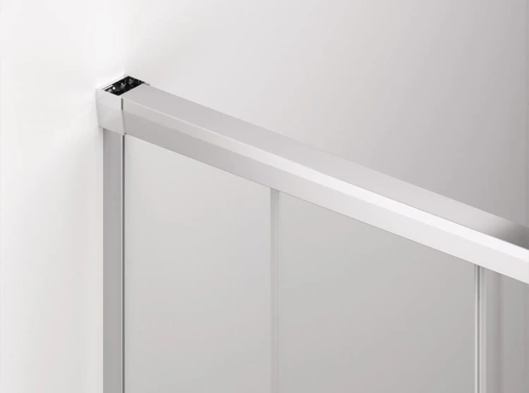 Drzwi prysznicowe SANSWISS CADURA CAS2 130cm, rozsuwane, lewe, H=200cm, srebrny połysk CAS2G1305007