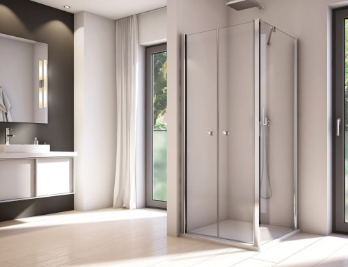 Ścianka prysznicowa SANSWISS SOLINO SOLT2 90cm, H=200cm, srebrny połysk SOLT208005007