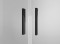 Drzwi prysznicowe SANSWISS TOP-LINE S TLS2 BLACK 120cm, rozsuwane, prawe, H=200cm, czarny mat TLS2D1200607