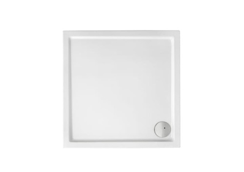Brodzik kwadratowy ROCA MALAGA SQUARE MEDIO 90x90X7,5cm, bez nóg, bez syfonu, biały A27T005000
