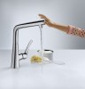 Bateria umywalkowa HANSGROHE METRIS z obrotową wylewką, chrom 14883000