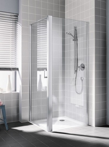 Scianka prysznicowa KERMI CADA XS CKTWD 75cm, H=200cm, srebrny połysk CKTWD07520VPK