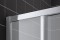 Scianka prysznicowa KERMI CADA XS CKTWD 75cm, H=200cm, srebrny połysk CKTWD07520VPK