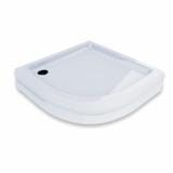 Brodzik półokrągły RAVAK RONDA BASIC KOMPAKT 80x16cm biały GPX2240131