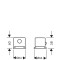 Bateria wannowa AXOR UNO 2 otworowa, el.zew., chrom 38480000