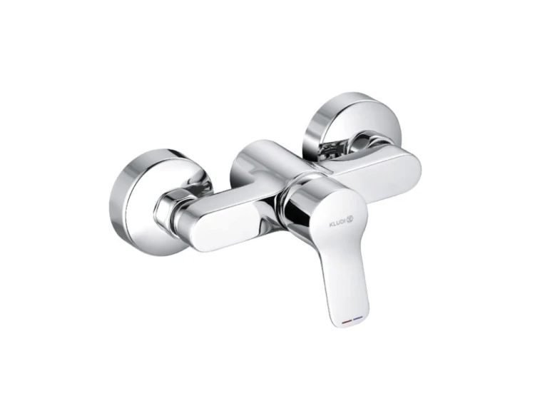 Bateria natryskowa  KLUDI PURE&EASY,  ścienna, chrom  378410565