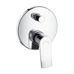 Bateria wannowa HANSGROHE METRIS E2 podtynkowa, DN15, chrom 31493000
