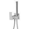 Bateria bidetowa TRES CUADRO podtynkowa, chrom 00612301