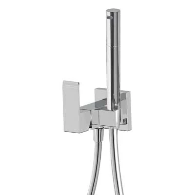 Bateria bidetowa TRES CUADRO podtynkowa, chrom 00612301