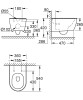 Miska wisząca GROHE ESSENCE  54x36, bez kołnierza, biała PureGuard 3957100H