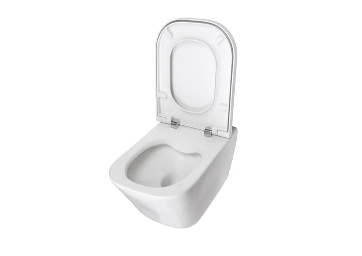 Miska wisząca WC ROCA GAP Rimless + deska wolnoopadająca, biała A34H47C000