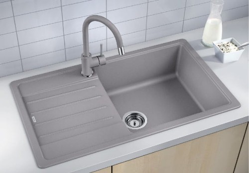 Zlewozmywak granitowy BLANCO LEGRA XL 6 S 86x50 cm, bez korka aut., antracyt 523326