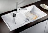 Zlewozmywak granitowy BLANCO METRA XL 6 S 100x50 cm, z korkiem aut., antracyt, PuraDur 515286