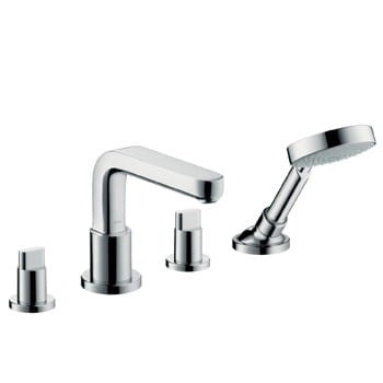 Bateria wannowa HANSGROHE METRIS S 4-otworowa, el. zewnętrzny, chrom 31446000
