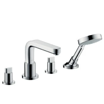 Bateria wannowa HANSGROHE METRIS S 4-otworowa, el. zewnętrzny, chrom 31446000