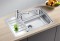 Zlewozmywak stalowy BLANCO LANTOS XL 6 S-IF COMPACT 78x50 cm, z korkiem aut., stal szczotkowana 523140